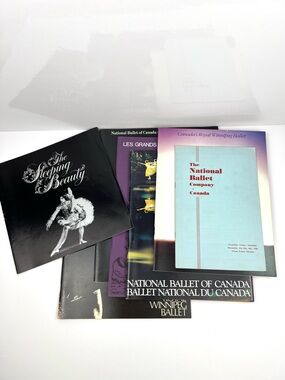 Vintage Rare Ballet Canada 1958 - 1981 Programs (7) Dancer Memorabilia Canadians
